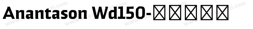 Anantason Wd150字体转换